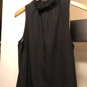 Black sheer blouse-size Large